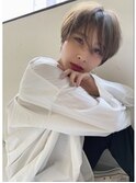大人くびれショート小顔前髪シースルーバングクールショート