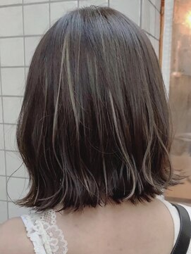 グロウ 上野御徒町(grow) 大人かわいい/ココアブラウン/フリンジウェーブ[上野/御徒町］