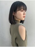 【GARDEN武田美奈】秋のシンプルストレートロブ