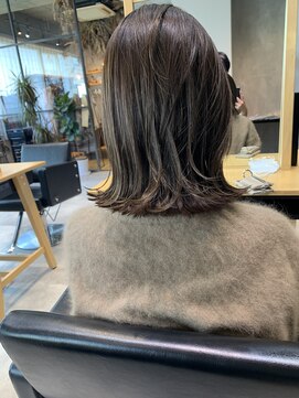 キチ(kichi.) [kichi.] ロブ×くすみベージュ