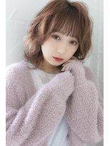 プライズ 池袋店(prize)&nbsp;ゆるふわレイヤーカットくびれ巻きコーラルベージュ【池袋】