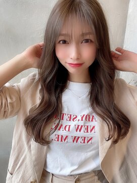 アフロート ルヴア(AFLOAT RUVUA) 20代30代大人かわいいロングヘア★クリスタルベージュ