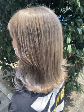 リー 京橋(Lee) 【Lee京橋】ミディアム×くすみベージュ