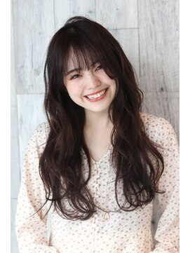 テラス 茨木(Terrace) デジタルパーマで簡単スタイリングうるツヤ愛されウェーブロング
