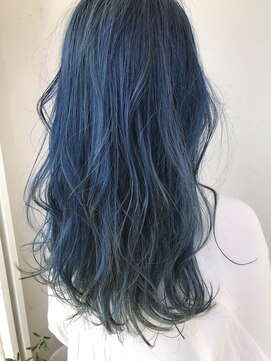 ヘアーアンドメイク ジャム(hair&make Jam) Blue color!!