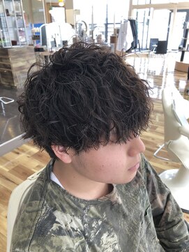 シャラクアクティ(sharaku acty) 【メンズ】波巻きスパイラルパーマ