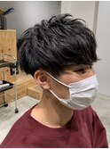ナチュラル刈り上げマッシュ