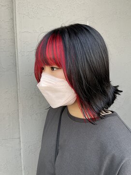 ヘアーサロン アトリエ(Hair salon ATORIE) ボブヘアブリーチカラーフェイスフレーミングカラー