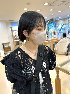 ガーデンヘアー(Garden hair) お顔周りにこだわったミニボブ