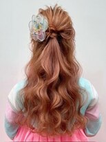 アイユー(ii+U)&nbsp;ハーフアップアレンジ　巻きおろし　ゆる巻き　卒業式