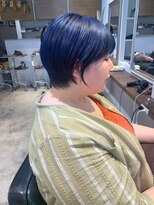 ナルヘアー 越谷(Nalu hair) ショート/ショートカット/ネイビーカラー