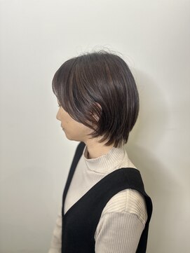 ゼンドットカラスマ(Zen.karasuma) 大人ショート×ブラウンベージュ