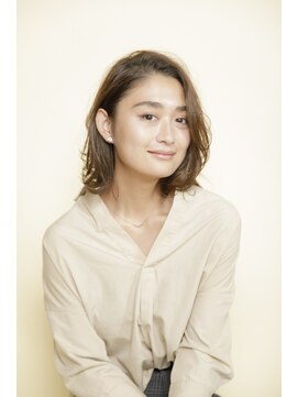 アフロディーテ 銀座(APHRODITE GINZA) 黒髪/グレーベージュ/レイヤーロング/前髪パーマ/銀座