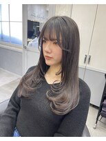 ロンドアヴァントゥス 池袋(Lond aventus)&nbsp;韓国レイヤー/韓国風/ボブ/髪質改善/黒髪/ブリーチなし〔池袋〕