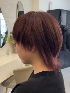 ラビス クローバー(Lovis clover) ピンクカラーショートウルフカット♪あゆむ