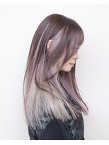 ルプラ ガーデン(le-pla garden)&nbsp;インナーカラー#ミディアムレイヤー#ケアブリーチ#ダブルカラー