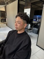 アイズ 海老名(AIZU)&nbsp;極道パーマ　スパイラルパーマ　フェードカット　短髪パーマ