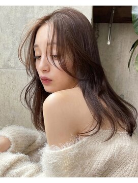 サイン 渋谷(SIGN) ザクザクレイヤーカット巻き方簡単ミディアムロング韓国渋谷