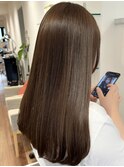 ★20代30代40代★オリーブベージュ髪質改善カラー