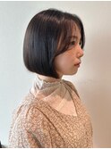 ボブ/ワンレングス/ショートボブ/透明感/20代30代40代