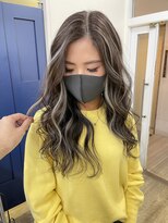 エトラ 渋谷店(etora)&nbsp;小顔へア アッシュカラーグレージュハイライトカラー◎