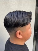 七三スキンフェードスペインカール韓国マッシュツイストパーマ