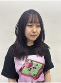 ミディアムヘア×顔周りレイヤー【竹下】