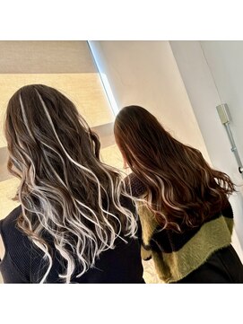 リーフ ヘア 上田美容研究所(Lief hair) エクステハイライト　エクステインナー