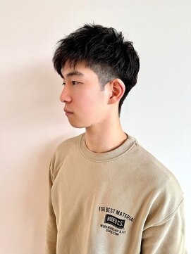 トップヘアーヒルズ 安城(TOP HAIR HILLS) 爽やか黒髪ツーブロビジネスマン/20代/30代