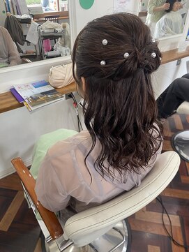 フラム(fulam) ハーフアップヘアセット