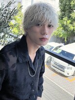 【佐藤翼】メンズハイトーン/無造作マッシュ
