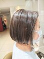 ウィーブシャイン (Weve SHINE)&nbsp;ショートボブ/ハイライト/白髪ぼかし/カラー/アッシュカラー
