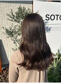 透明感引き出すラベンダーブラウン