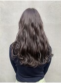 ハイライトカラーアプリコットオレンジくびれヘアミニウルフ