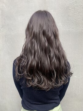 マティス 表参道(matiz) ハイライトカラーアプリコットオレンジくびれヘアミニウルフ