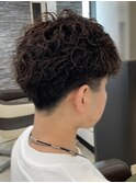 栃木メンズ波巻きスパイラルパーマシャドウパーマツイストパーマ