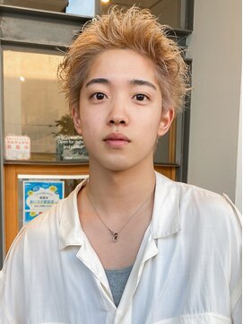 ラパンセヴェールメンズ 栄(LA PENSEE VERT MEN'S) ハイトーンスパイキーショート