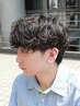 【人気Ｎo.1】カット+ケアパーマ+髪質改善トリートメント[本町/MEN'S/メンズ]