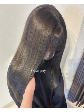 アンニュ(annuy) 【annuy_mizuki】 顔まわりカット/透明感カラー/韓国巻き