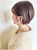 【マイケル】耳かけショート×サイドバング/カット/カラー
