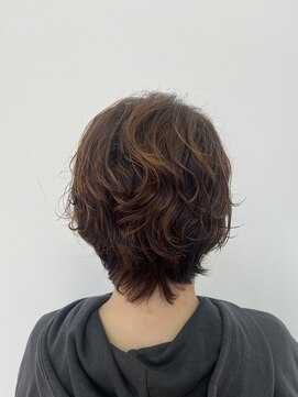 ショート　ニュアンスパーマ