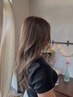 【愛されナチュラル仕上げ♪】モテ髪カット＋カラー＋ハイライトor創作カラー