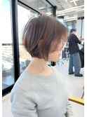 ショート/ダークアッシュ/髪質改善/白髪ぼかし/似合わせ