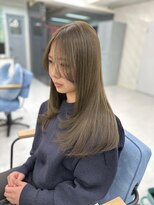 エミン(emyn)&nbsp;ブリーチなし【オリーブカラー】艶髪/髪質改善/縮毛矯正/代々木