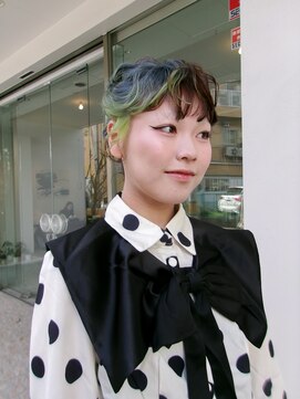 チクロヘアー(Ticro hair) @nkkn15 デザインカラー　& ヘアセット