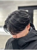 曲がる縮毛矯正/ニュアンスフェザー/毛流れ