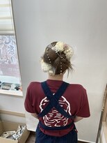 美容室こころ お祭りのヘアスタイル