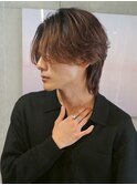 センターパート/ダウンパーマ/曲がる縮毛矯正/池袋メンズカット