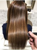 アッシュベージュ&髪質改善