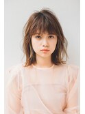 アクセントカラーで遊ぶ☆肩ギリギリのボブ/ニュアンスカラー